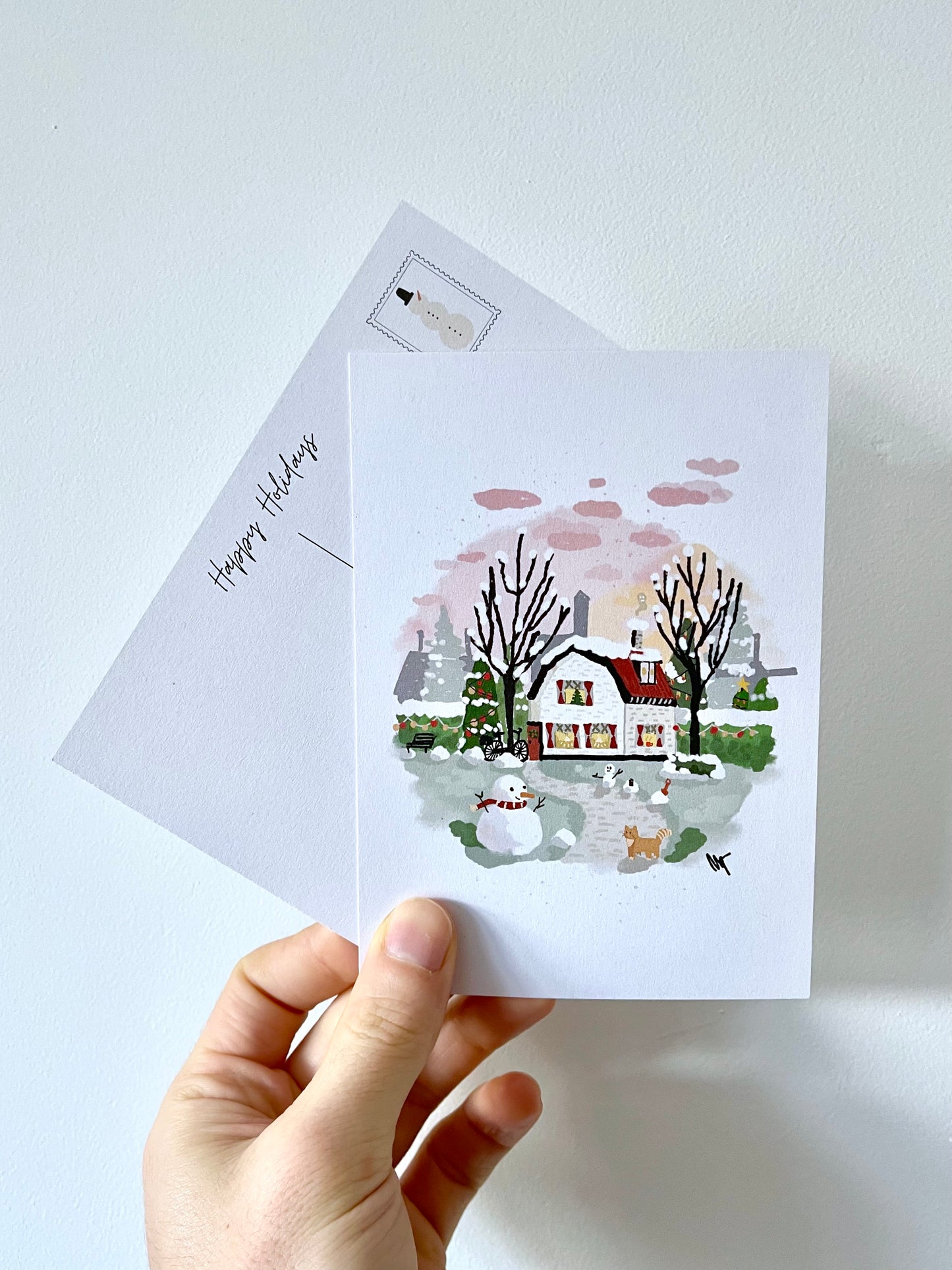 Carte de Noël d'Amsterdam ☃️